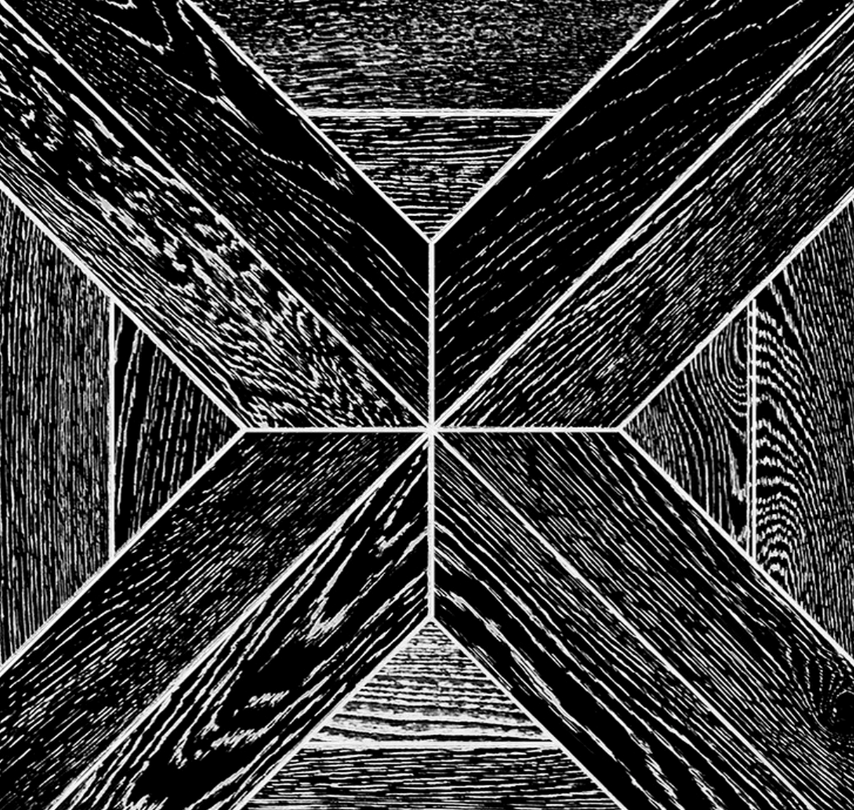 Модульный паркет Marco Ferutti Castello Дуб Неро браш